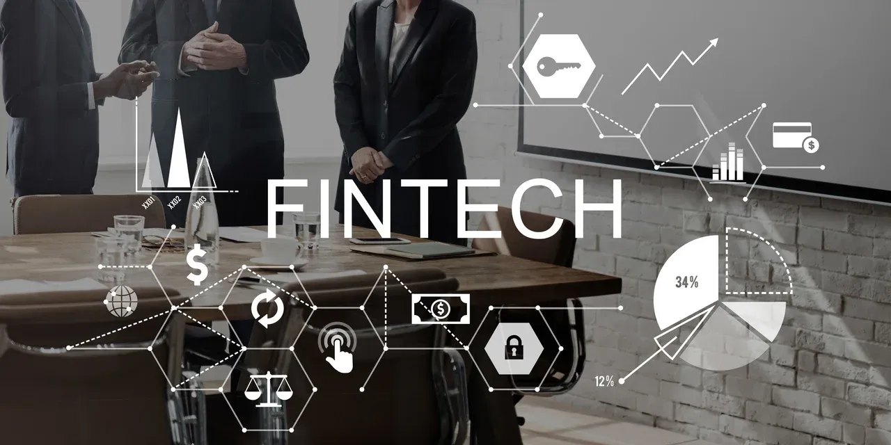 Collage of fintech product interface details